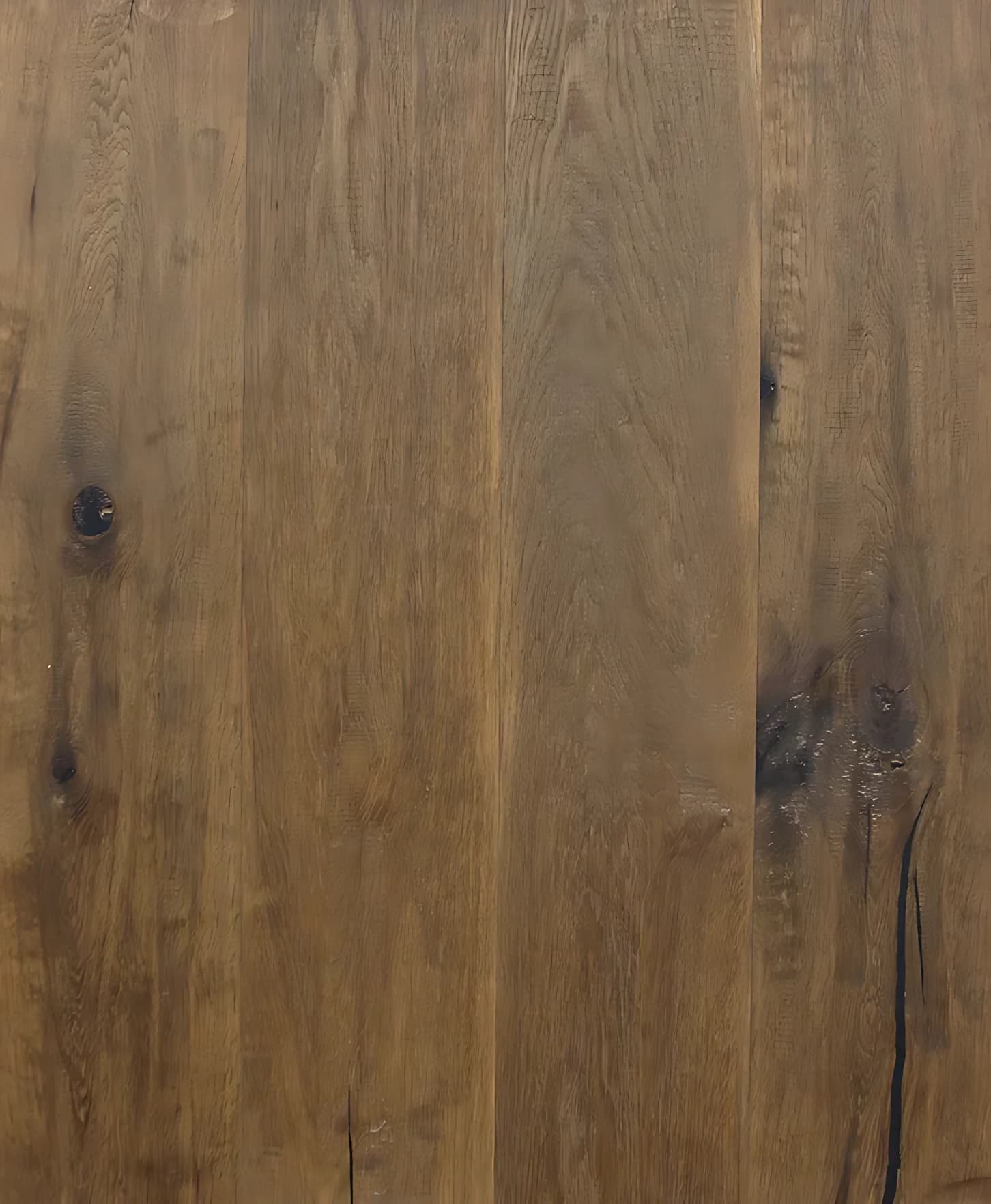 White Oak French Fumed Scraped