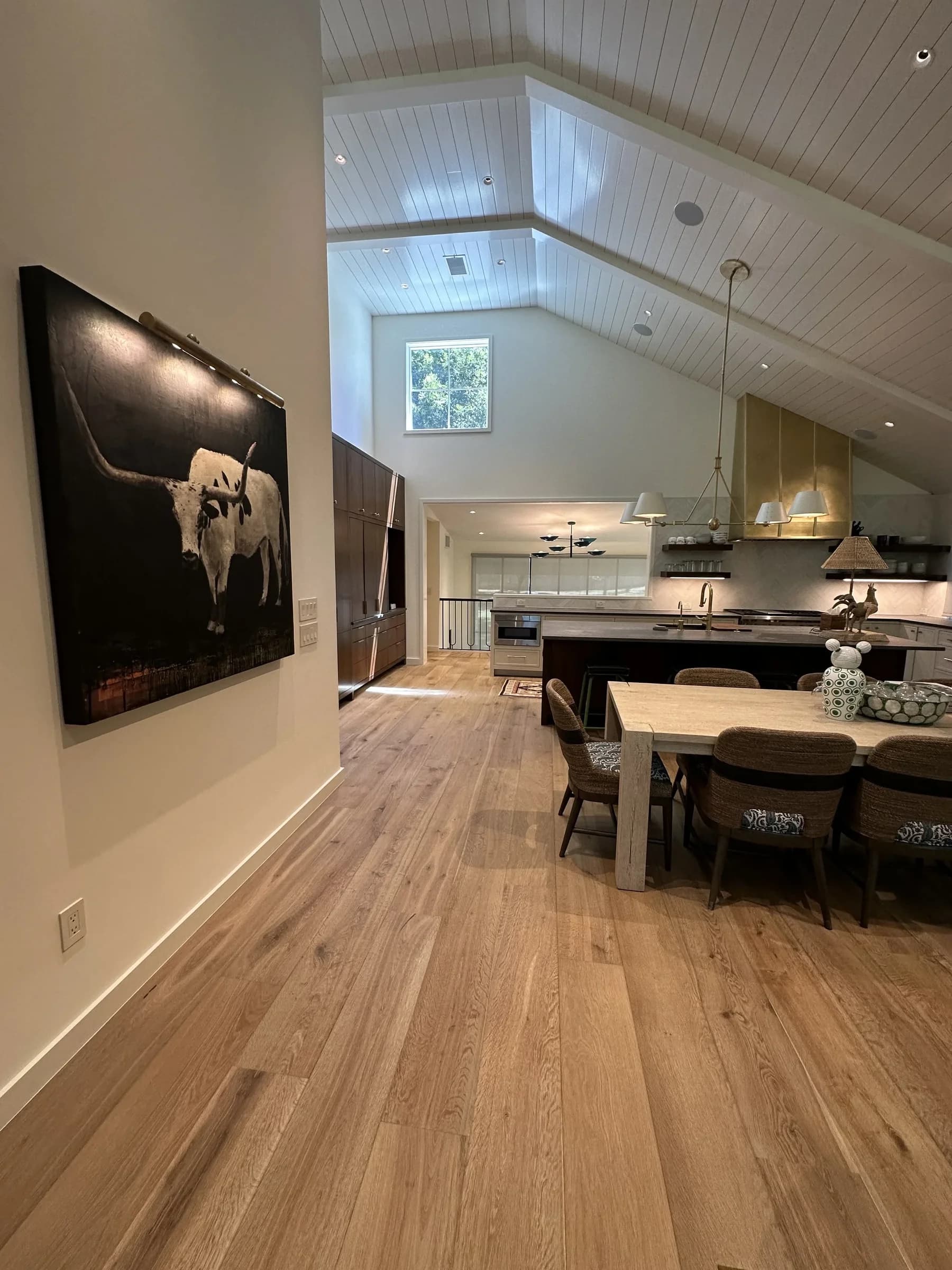 Edgewater Drive hardwood flooring project